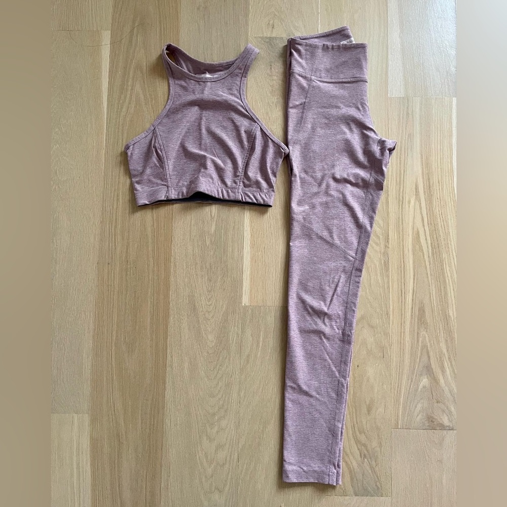 Outdoor Voices Mauve Set